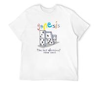 Genesis Peter Band Gabriel Genesis Rock The Last Domino Tour T-Shirt Men T-Shirt White XL