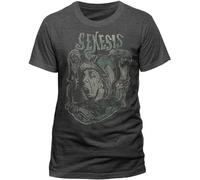 Genesis Phil Collins Peter Gabriel Prog Rock Tee T-Shirt Mens Unisex (Large) Grey. Grey(XX-Large)