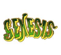 Genesis Pin Classic Logo Badge (One Size) (Green/Yellow)