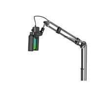 Genesis Radium 251 USB Gaming Microphone with Arm 5 - Capacitor, 192kHz/24bit, Cardioid, RGB Lighting, Pop Filter, Gain Control, Mute Button, Real-time Monitoring, Plug & Play for PC Streaming Podcast
