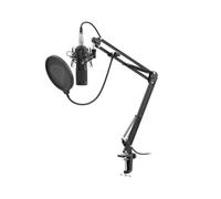 Genesis Radium 300 Studio XLR Professional Microphone with Arm and Pop Filter, XLR Connection, Cardiode