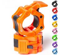 GENESIS SYSTEMS Olympic Barbell Clips 2 Inch Barbell Clamps Bar Collars Weight Quick Release - for Weightlifting