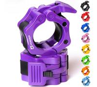 GENESIS SYSTEMS Olympic Barbell Clips 2 Inch Barbell Clamps Bar Collars Weight Quick Release - for Weightlifting