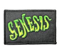 Genesis - Genesis Classic Logo Woven Patch Black 10x7cm
