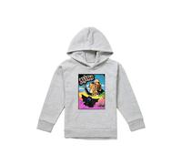 Genesis Tour Poster Youth Kids Pull-Over Hoodie, Athletic Heather in Grey | Size: 12-13 Years Genesis Grey 12-13 Years