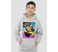 Genesis Tour Poster Youth Kids Pull-Over Hoodie, Athletic Heather in Grey | Size: 9-11 Years Genesis Grey 9-11 Years
