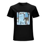 Genesis Trespass Pop Mens O Neck Cotton Tee T Shirt Black XL