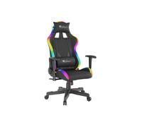Genesis Trit 600 RGB Gaming Chair Office Desk Chair Ergonomic with Rocker Function Height Adjustable with Lumbar and Neck Support Black