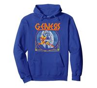 Genesis Vintage Bird Pullover Hoodie, Adult Unisex, Royal Blue, X-Large