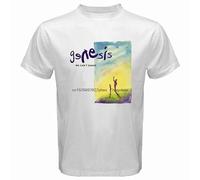 Genesis We Can't Dance Peter Gabriel Phil Collins Men's White T-Shirt Size S-3XL