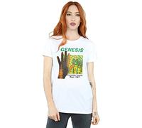 Genesis Women's Invisible Touch Tour Boyfriend Fit T-Shirt X-Large White