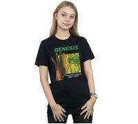Genesis Women's Invisible Touch Tour Cotton Boyfriend T-Shirt in Black | Size: Small Genesis Black S