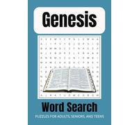 Genesis Word Search Puzzle Book: Word Searches with Easy to Read Print About the Book of Genesis, the Bible, Scripture and More | 6x9 inches, 110 ... … Gift for Vacations, Holidays, and Free Time
