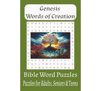Genesis - Words of Creation: Inspiring Bible Word Search Stimulates your mind using Gods words, 6X9, 50 plus puzzles Adults, Seniors & Teens (Bible Word Search Puzzle Book)