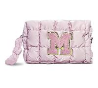 GenesisJoy Letter Makeup Bag,Personalized Preppy Cosmetic Bags for Women,Fluffy Soft Checkered Makeup Travel Bag, Cute Puffer Travel Toiletry Bag for Women,Travel Bag for Toiletries, Gift for Women