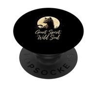 Genet Cat Spirit Wild Soul Moonlight Lover PopSockets Adhesive PopGrip
