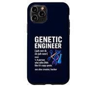 Genetic Engineer Definition Funny DNA CRISPR Biology Lab Case for iPhone 11 Pro