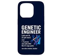 Genetic Engineer Definition Funny DNA CRISPR Biology Lab Case for iPhone 15 Pro