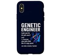 Genetic Engineer Definition Funny DNA CRISPR Biology Lab Case for iPhone X/XS
