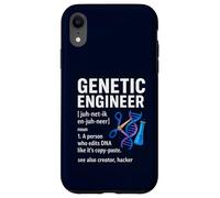 Genetic Engineer Definition Funny DNA CRISPR Biology Lab Case for iPhone XR
