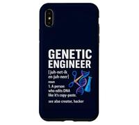 Genetic Engineer Definition Funny DNA CRISPR Biology Lab Case for iPhone XS Max