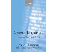 Genetic Linguistics: Essays On Theory And Method