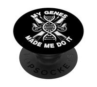 Genetics Design, Genes & DNA For A Geneticist PopSockets Adhesive PopGrip