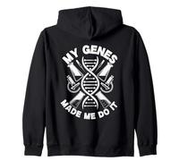 Genetics Design, Genes & DNA For A Geneticist Zip Hoodie