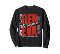 Geneva Switzerland Travel Gift Graphic Design Sweatshirt