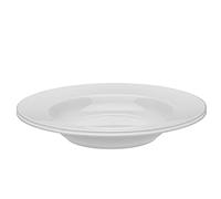 Geneviève Lethu Dinnerware 22.5cm Porcelain Pasta Bowls, Set of 2, White