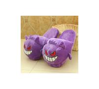 (Gengar 10, 40-44 shoe size) Pokemon Cotton Slippers Snorlax Pikachu Psyduck Mudkip Charmander Eevee Glacia Umbreon Leafeon Plush Anime Plushie Shoes Gift