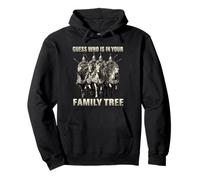 Genghis Khan DNA humor motif Mongol Empire Golden Horde Pullover Hoodie