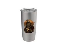 Genghis Khan Guitarist Funny History Fan Mongol Guitar Stainless Steel Insulated Tumbler