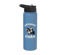 Genghis Khan History of Mongolian Conquerors Stainless Steel Insulated Water Bottle