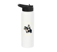 Genghis Khan History of Mongolian Conquerors Stainless Steel Insulated Water Bottle