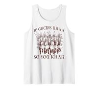 Genghis Khan Humor Mongol Empire Golden Horde Tank Top