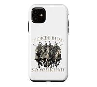 Genghis Khan humor motif Mongol Empire Golden Horde riding Case for iPhone 11