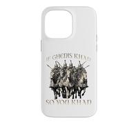 Genghis Khan humor motif Mongol Empire Golden Horde riding Case for iPhone 14 Pro Max