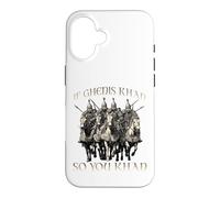 Genghis Khan humor motif Mongol Empire Golden Horde riding Case for iPhone 16