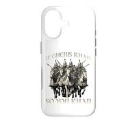 Genghis Khan humor motif Mongol Empire Golden Horde riding Case for iPhone 17