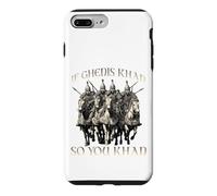 Genghis Khan humor motif Mongol Empire Golden Horde riding Case for iPhone 7 Plus/8 Plus