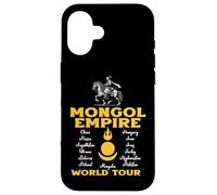 Genghis Khan Mongol Empire World Tour Case for iPhone 16