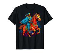 Genghis Khan Mongolian Empire Value Graphic T-Shirt, Men, Black, S