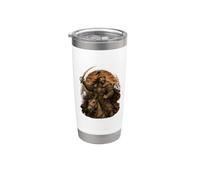 Genghis Khan Mounted Warrior History Fan Mongol Mongolian Stainless Steel Insulated Tumbler