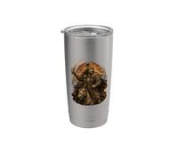 Genghis Khan Mounted Warrior History Fan Mongol Mongolian Stainless Steel Insulated Tumbler