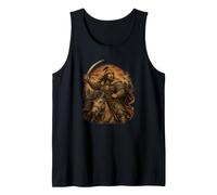 Genghis Khan Mounted Warrior History Fan Mongol Mongolian Tank Top