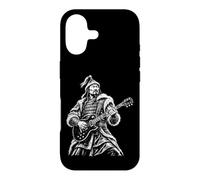Genghis Khan Playing Electric Guitar Music Lover Case for iPhone 17