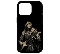 Genghis Khan Playing Guitar Case for iPhone 16 Pro
