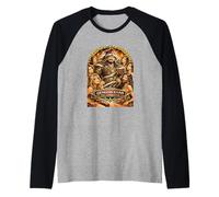 Genghis Khan Seduction Game Coach Raglan Baseball Tee