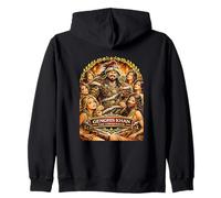 Genghis Khan Seduction Game Coach Zip Hoodie